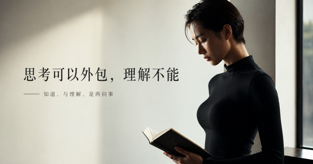 你可以外包思考，但无法外包理解