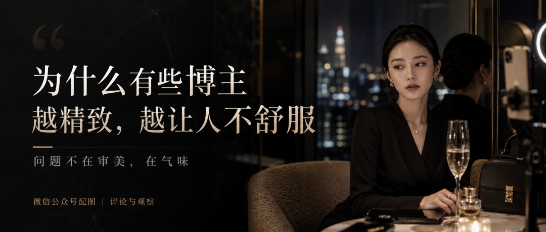 为什么有些博主越精致，越让人不舒服