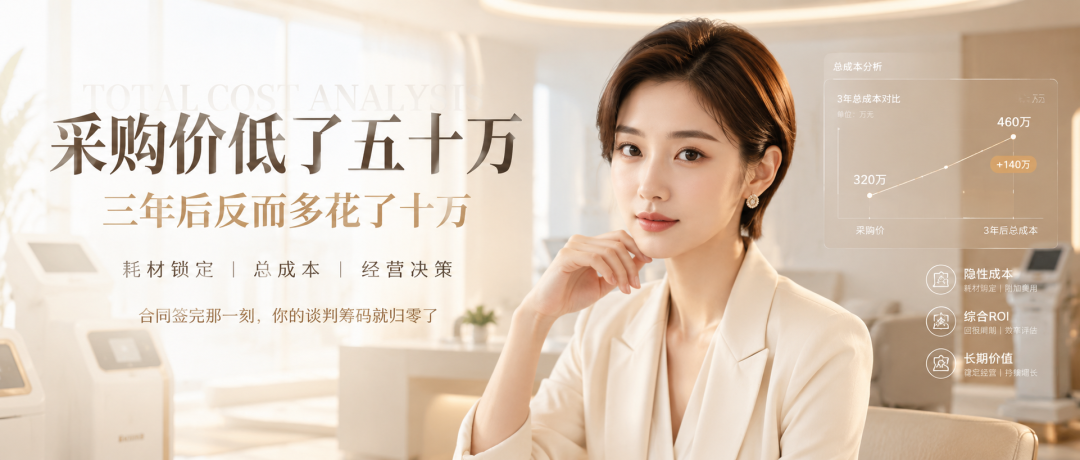被耗材绑架的那台设备，采购价低了五十万，三年后反而多花了一大笔