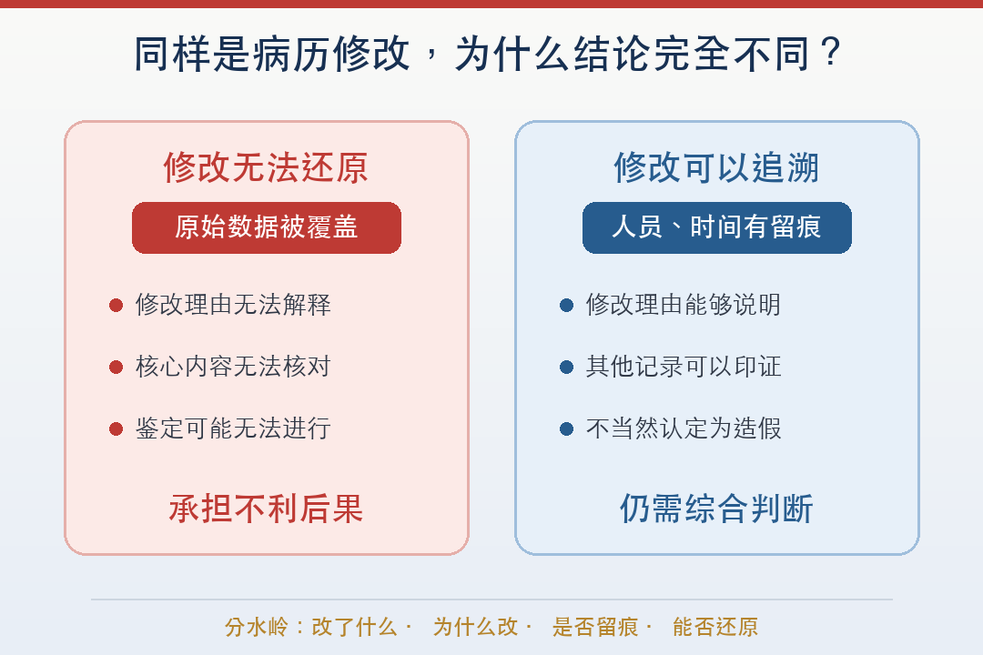 18项医疗质量安全核心制度系列·第1篇：病历补记、复制粘贴、前后矛盾，能否认定医院伪造病历？